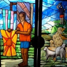 Stained Glass Window, St. Paul's Cathedral, Abidjan, Ivory Coast